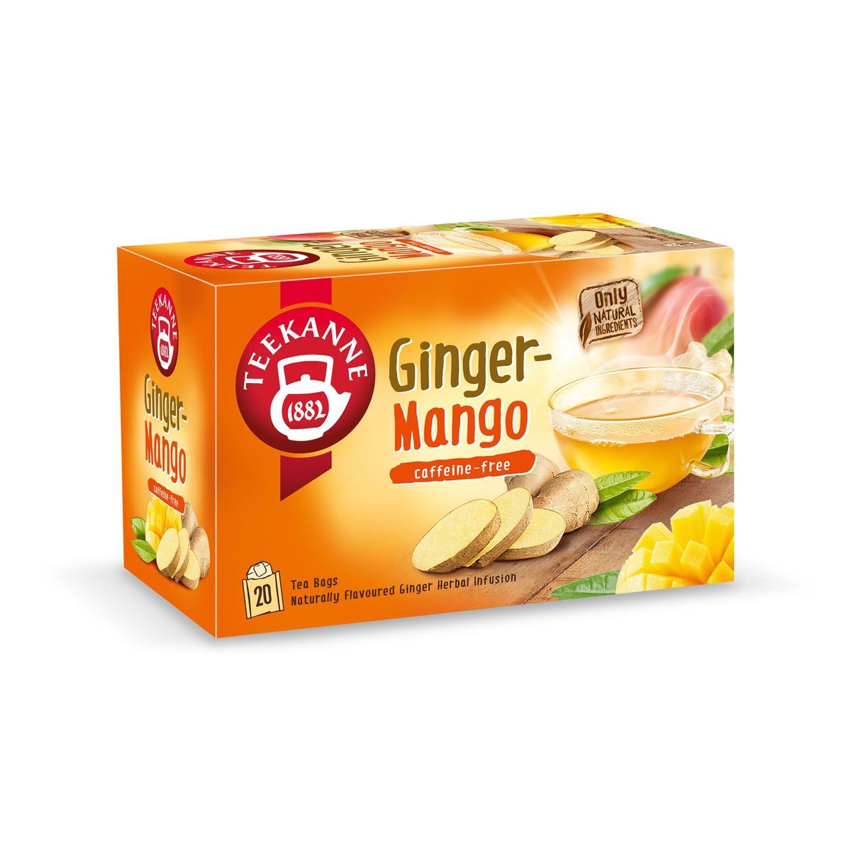TEEKANNE - Té sin Cafeína Sabor Ginger Mango