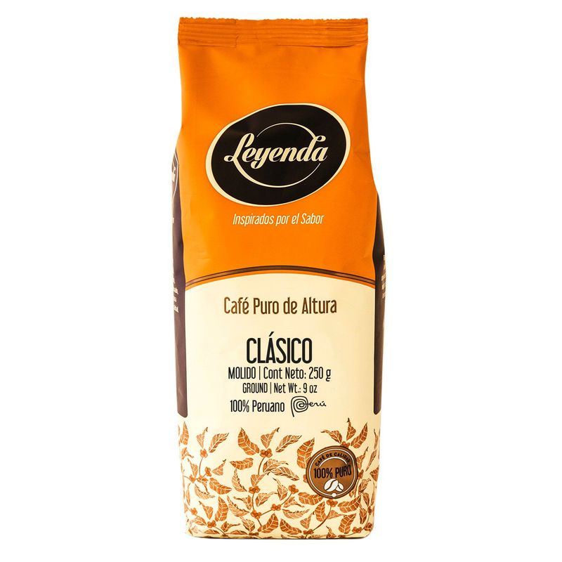 LEYENDA - CAFE CLASICO MOLIDO LEYENDA 250 GR