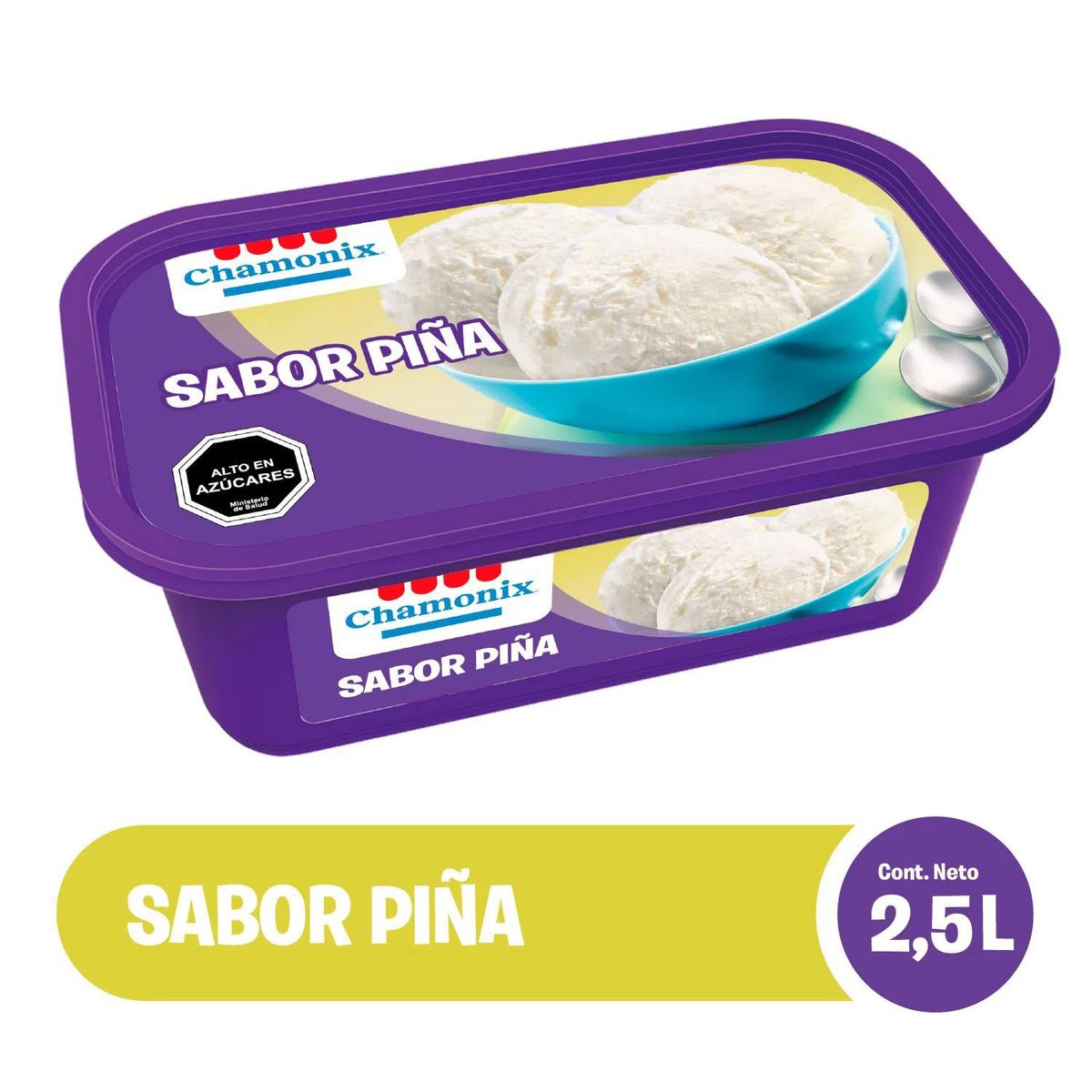 CHAMONIX - Helado de Agua Sabor Piña Cassata Chamonix