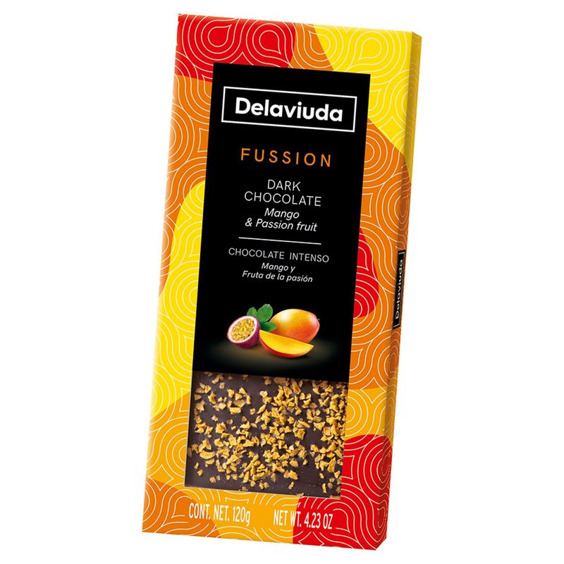 DELAVIUDA - Tableta de Chocolate con Frutos Rojos Delaviuda 120 g