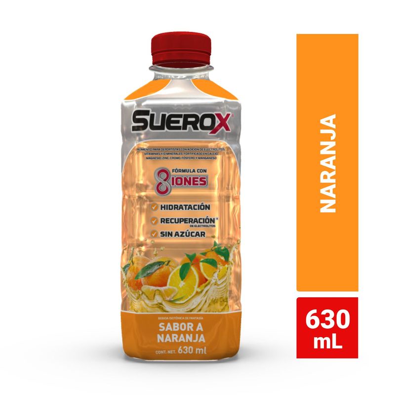 SUEROX - Bebida Isotónica Naranja Zero