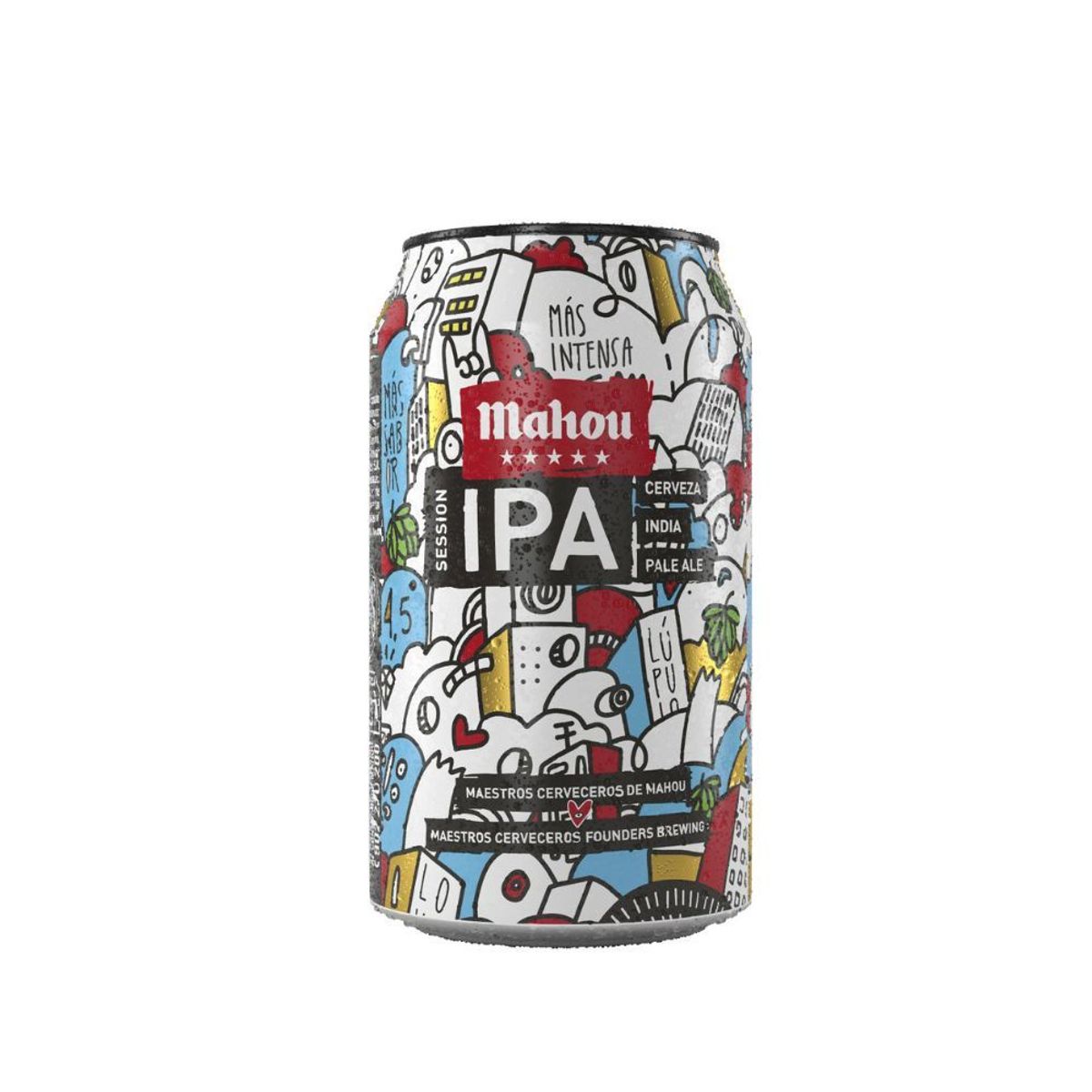 MAHOU - CERVEZA LATA IPA MAHOU 4.5G 330 ML
