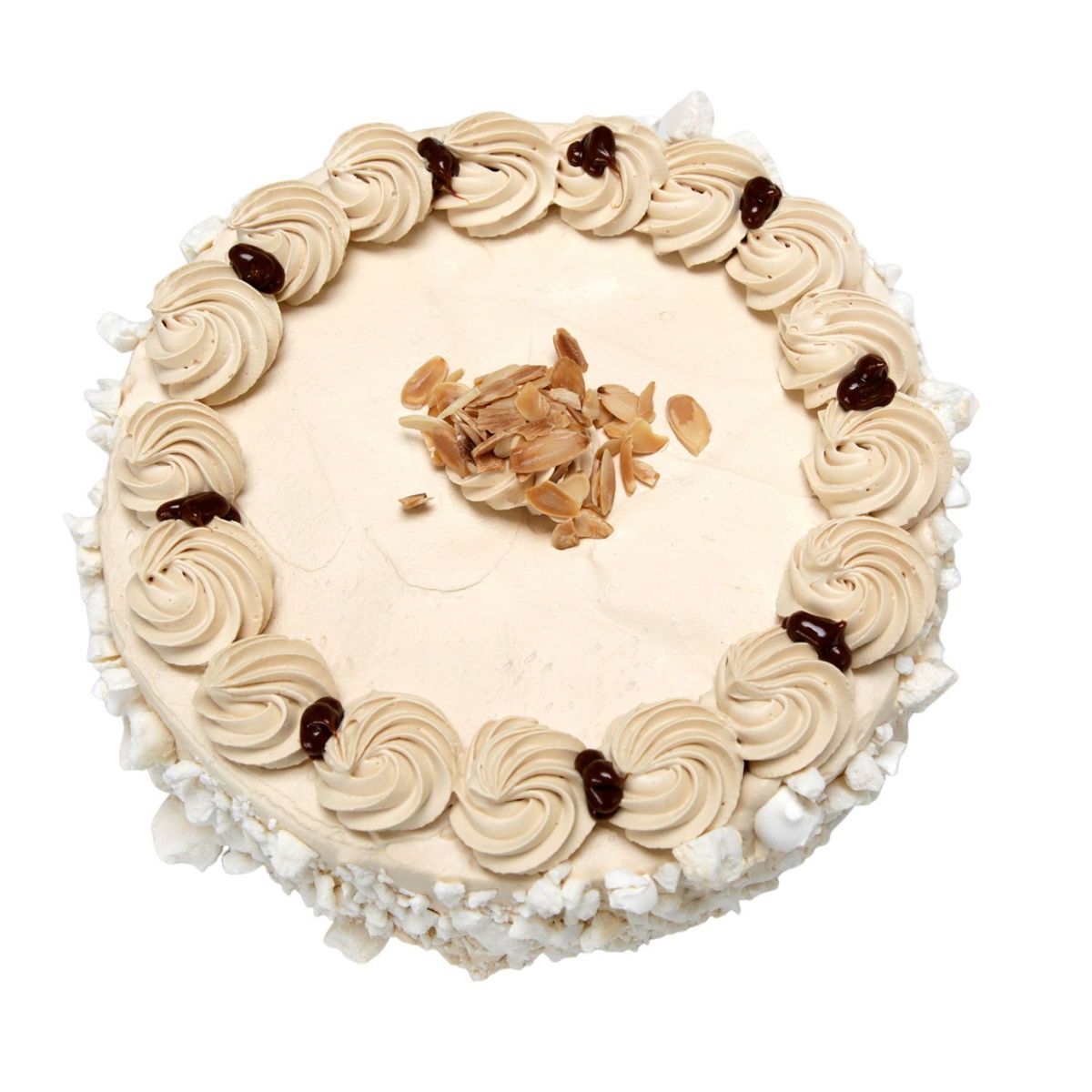 FROZEN VALLEY - Torta de Merengue Manjar Almendra Congelada 10 Porciones
