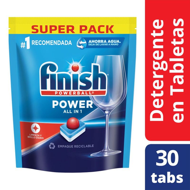 FINISH - Detergente en Tabletas para Lavavajillas