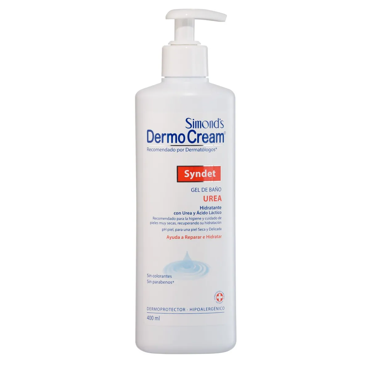 DERMOCREAM - Gel de Baño Syndet Urea