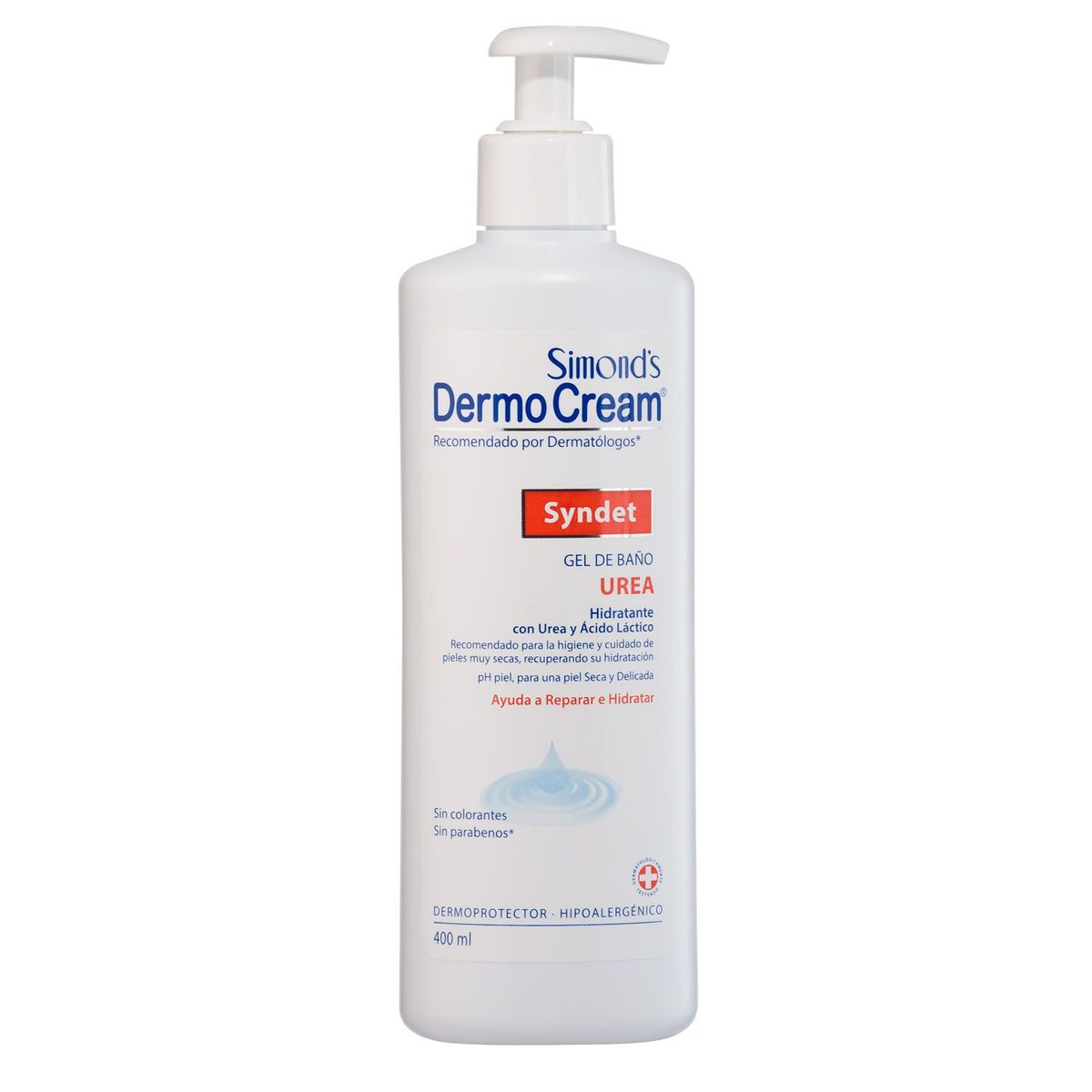 DERMOCREAM - Gel de Baño Syndet Urea
