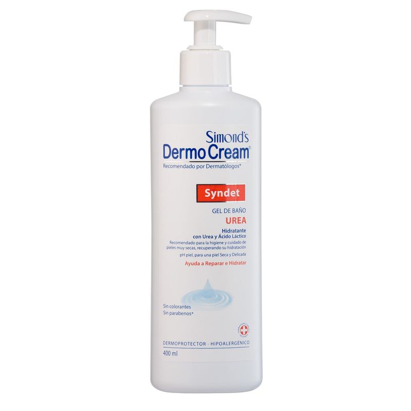 DERMOCREAM - Gel de Baño Syndet Urea