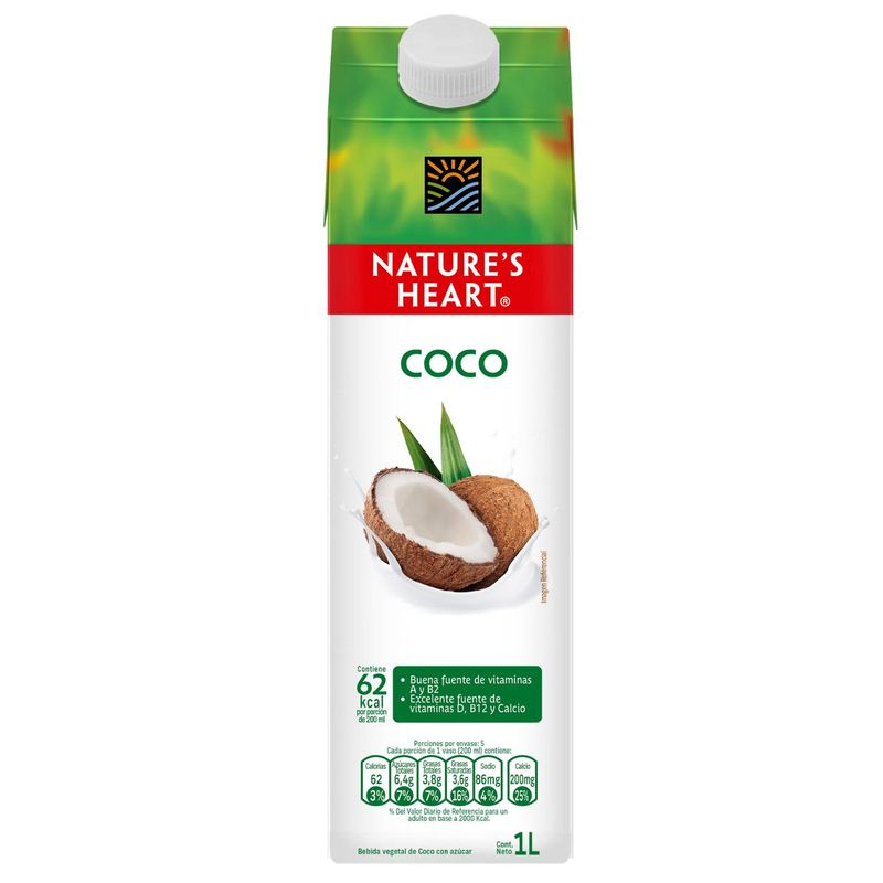 NATURE'S HEART - Bebida Vegetal Coco