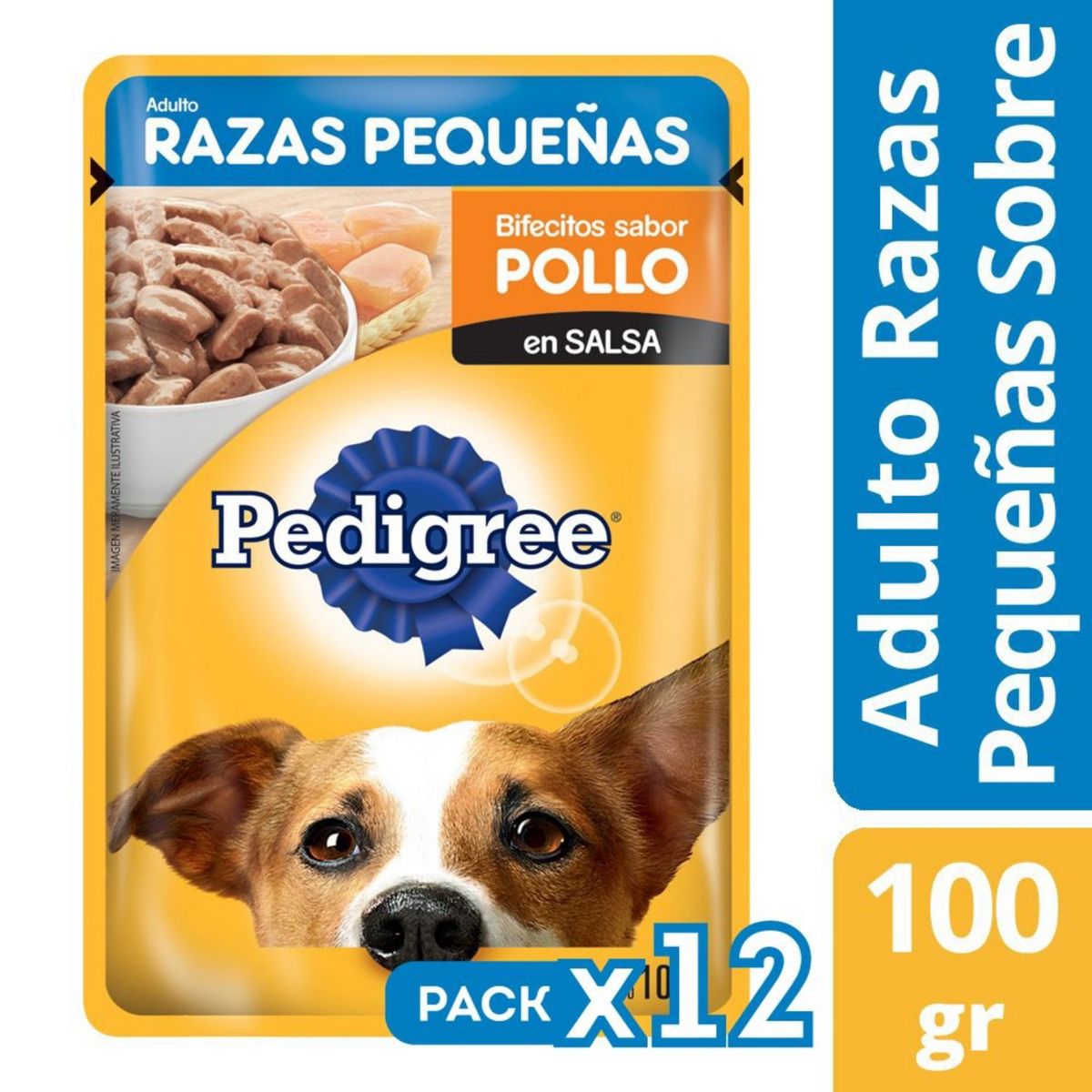 PEDIGREE - Alimento Perro en Sobre Sabor Pollo Razas Pequeñas