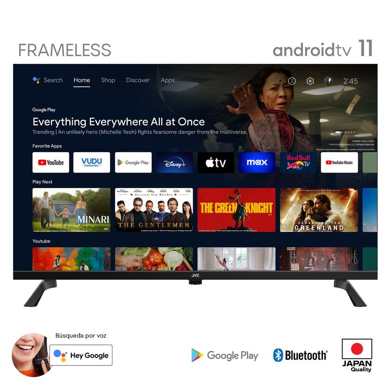 JVC - LED 32  HD Android TV LT-32KB127