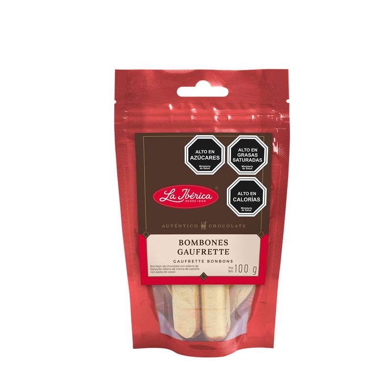 LA IBERICA - BOMBONES GAUFRETTE LA IBERICA 100 GR