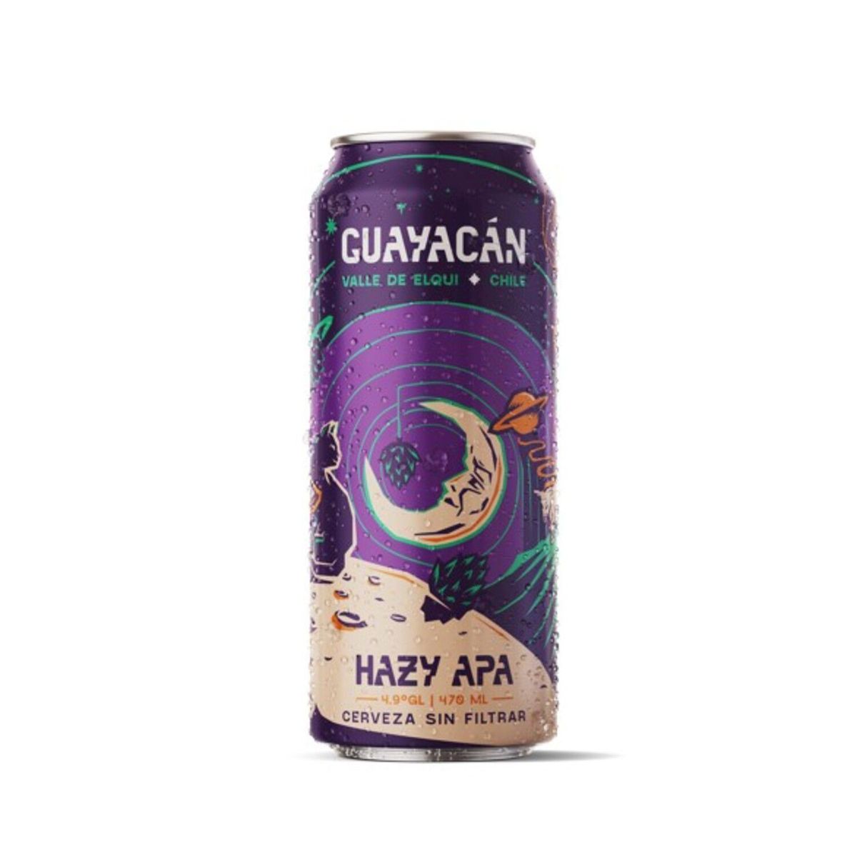 GUAYACAN - CERVEZA HAZY IPA GUAYACAN 4.9G 0.5 LT