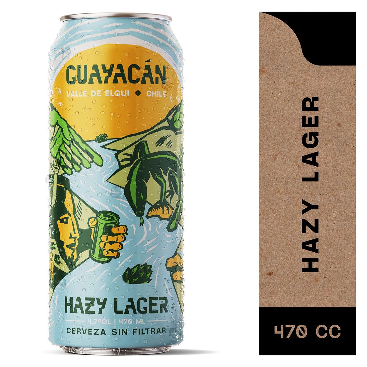 GUAYACAN - Cerveza Hazy Lager Guayacan 4.7° 470 ml