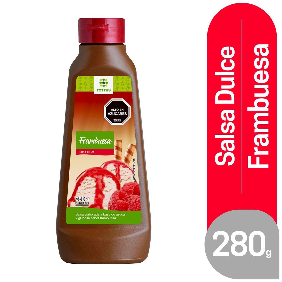 TOTTUS - Salsa Dulce Sabor Frambuesa