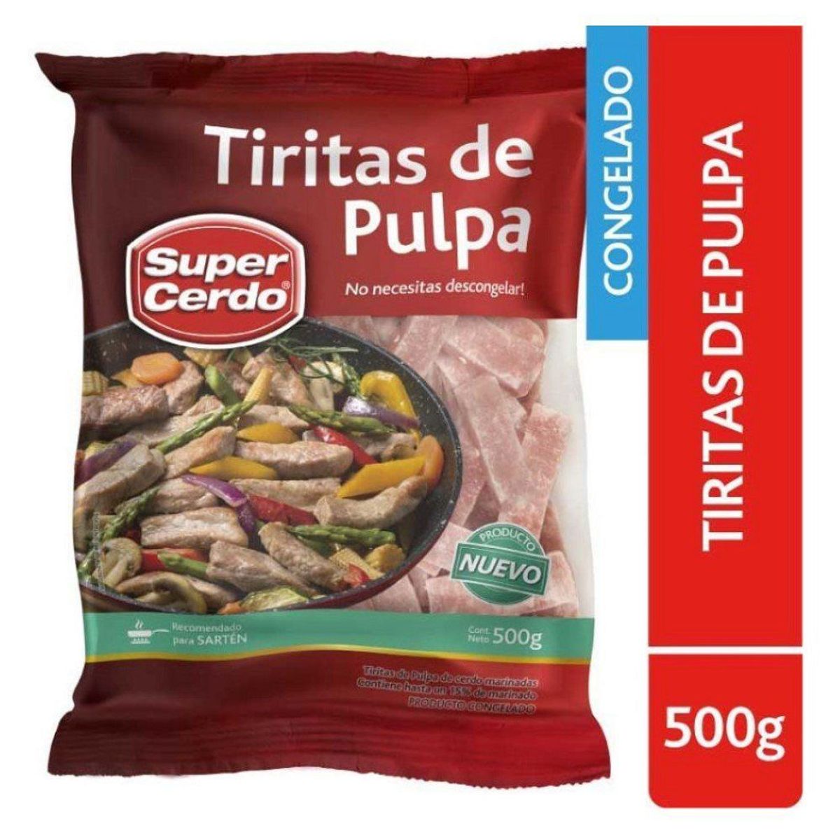 SUPER CERDO - Tiritas de Cerdo Congeladas