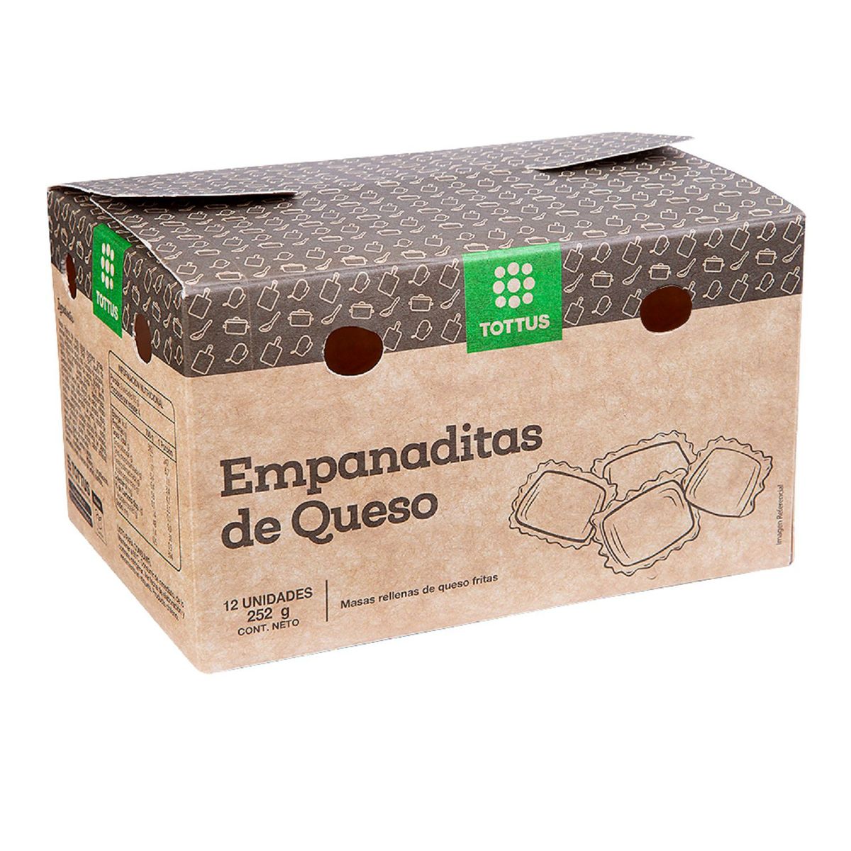 TOTTUS - Empanaditas de Queso 12 Un