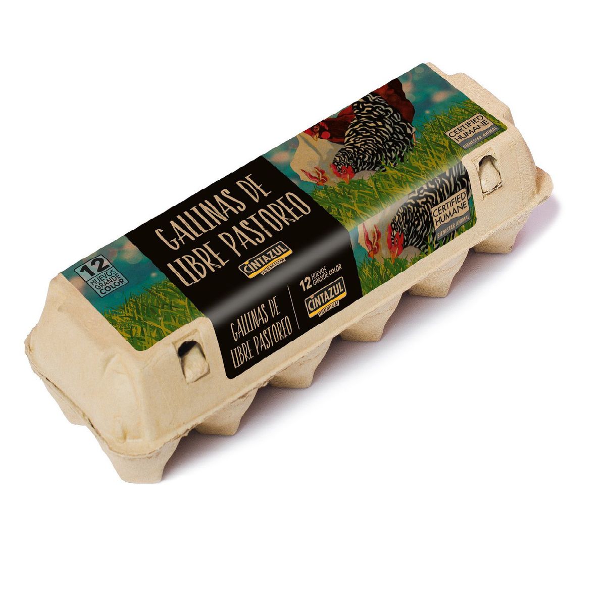 CINTAZUL - HUEVO GRAN LIBRE PASTO CINTAZUL 12 UND