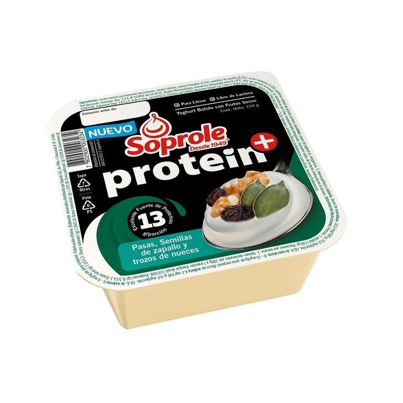 SOPROLE - Yoghurt Protein+ con Frutos Secos