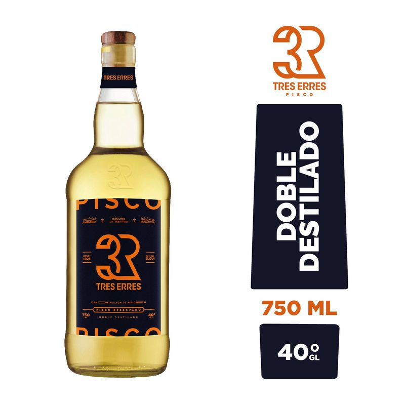 TRES ERRES - Pisco  40° GL