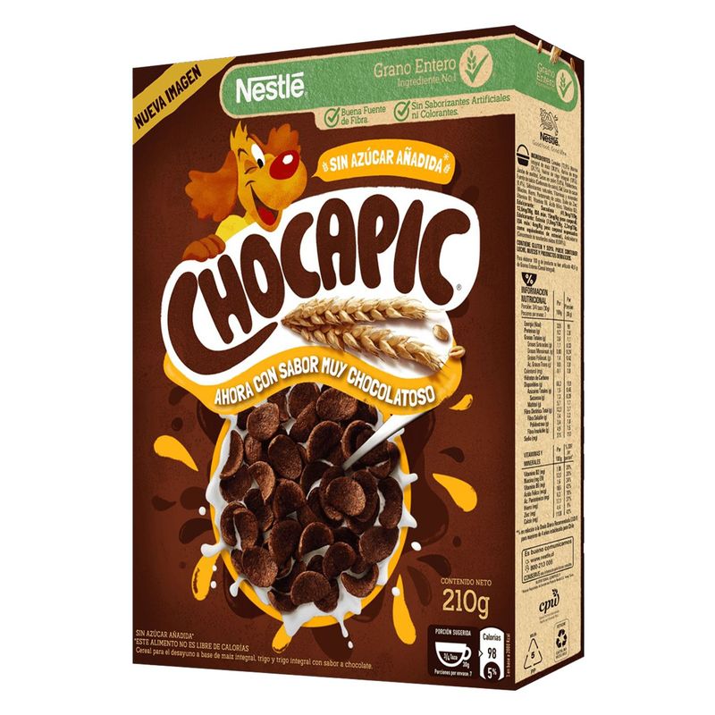 NESTLE - CEREAL CHOCAPIC SIN AZUCAR NESTLE 210 GR