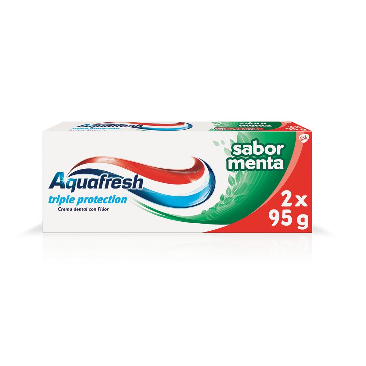 AQUAFRESH - Pack Cremas Dentales Aquafresh Sabor Menta 2 x 95 g