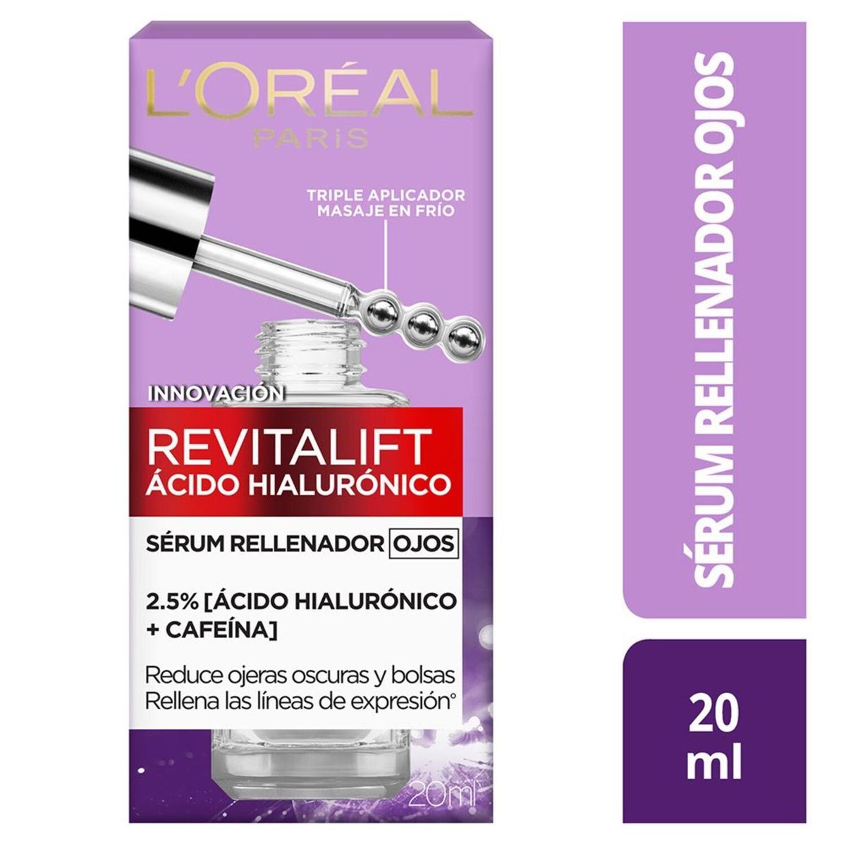 DERMO EXPERTISE - Serum de Ojos Revitalift Ácido Hialurónico + Cafeína
