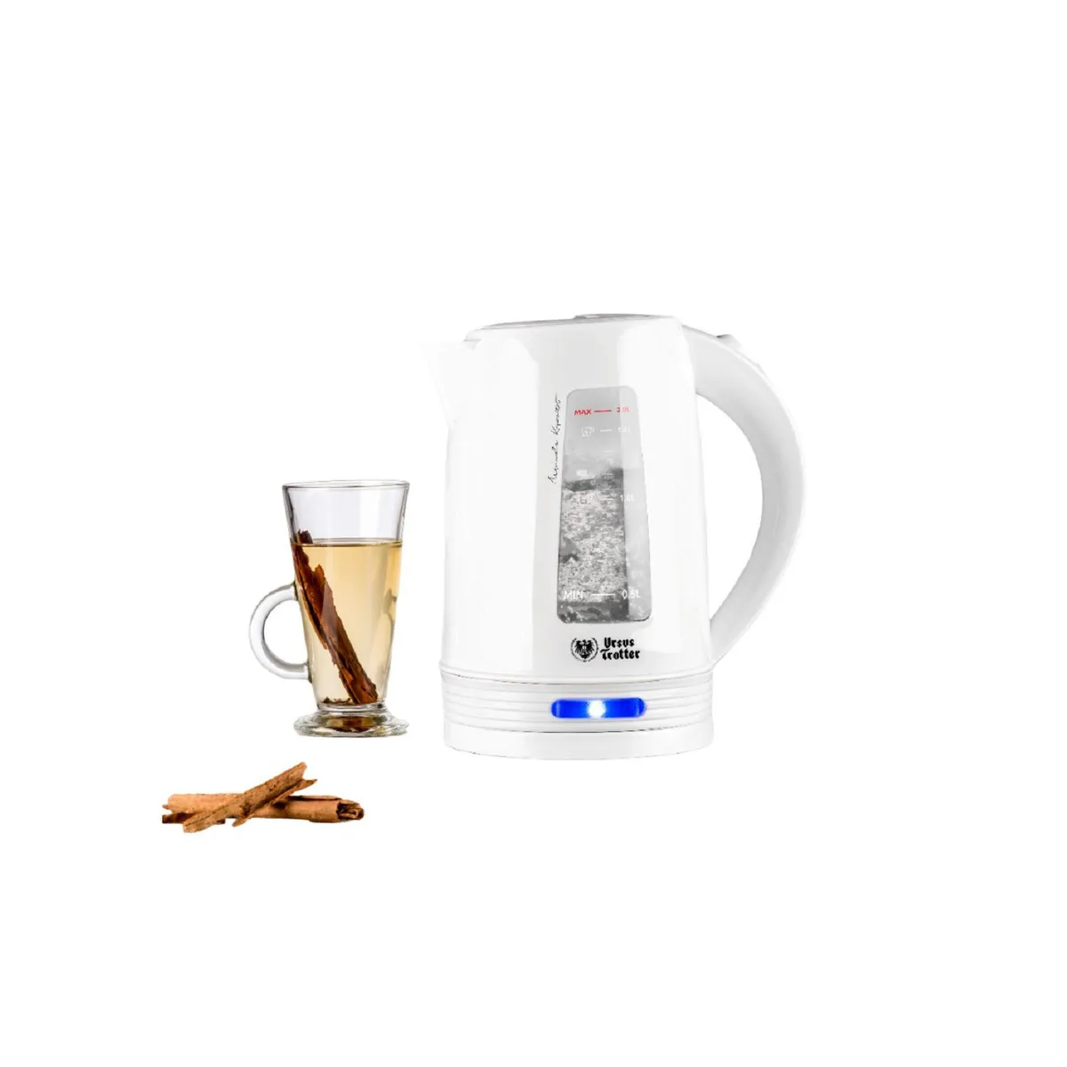 URSUS TROTTER - Hervidor Eléctrico 2 Litros UT-KLAR20PW
