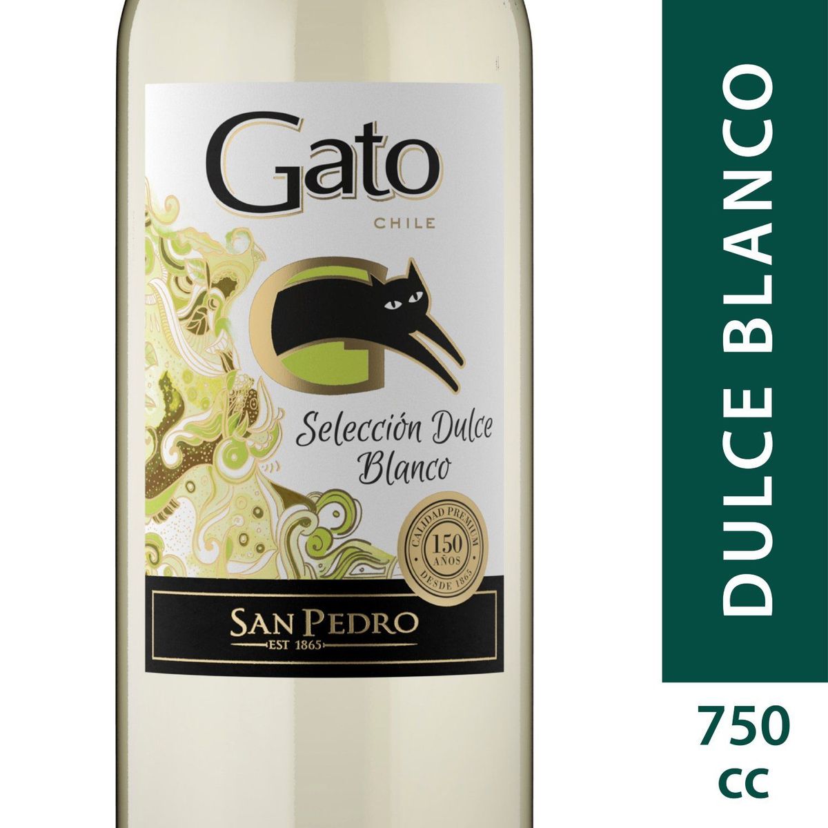 GATO - Cóctel Vino Blanco Dulce Gato 8° 750 cc