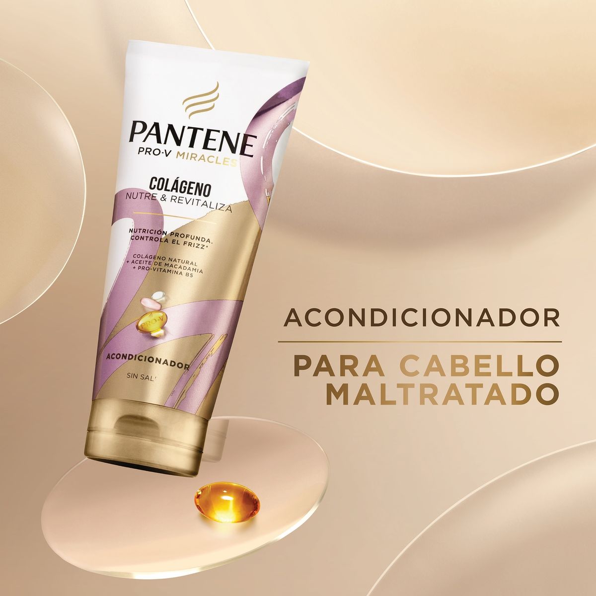 PANTENE - Acondicionador Pro-V Miracles Colágeno Pantene 250 ml