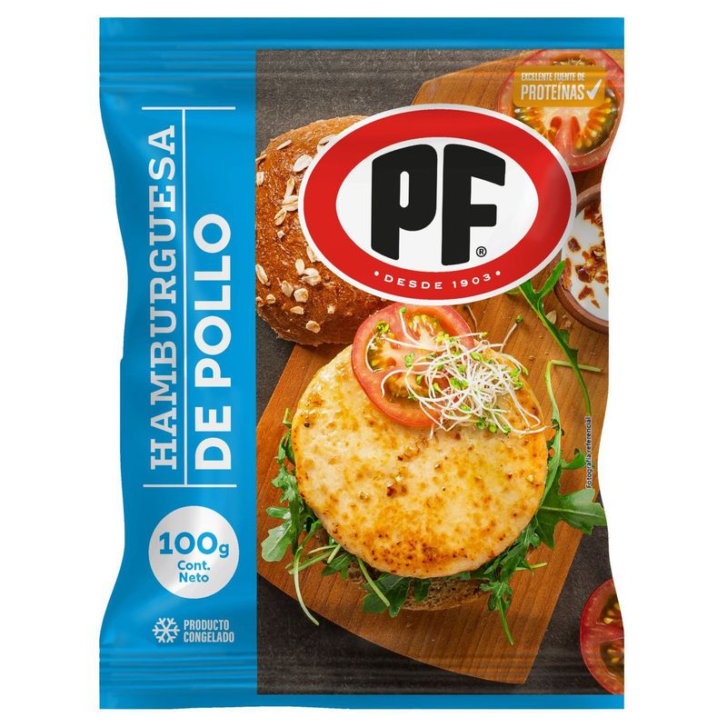 PF - Hamburguesa de Pollo PF 100 g