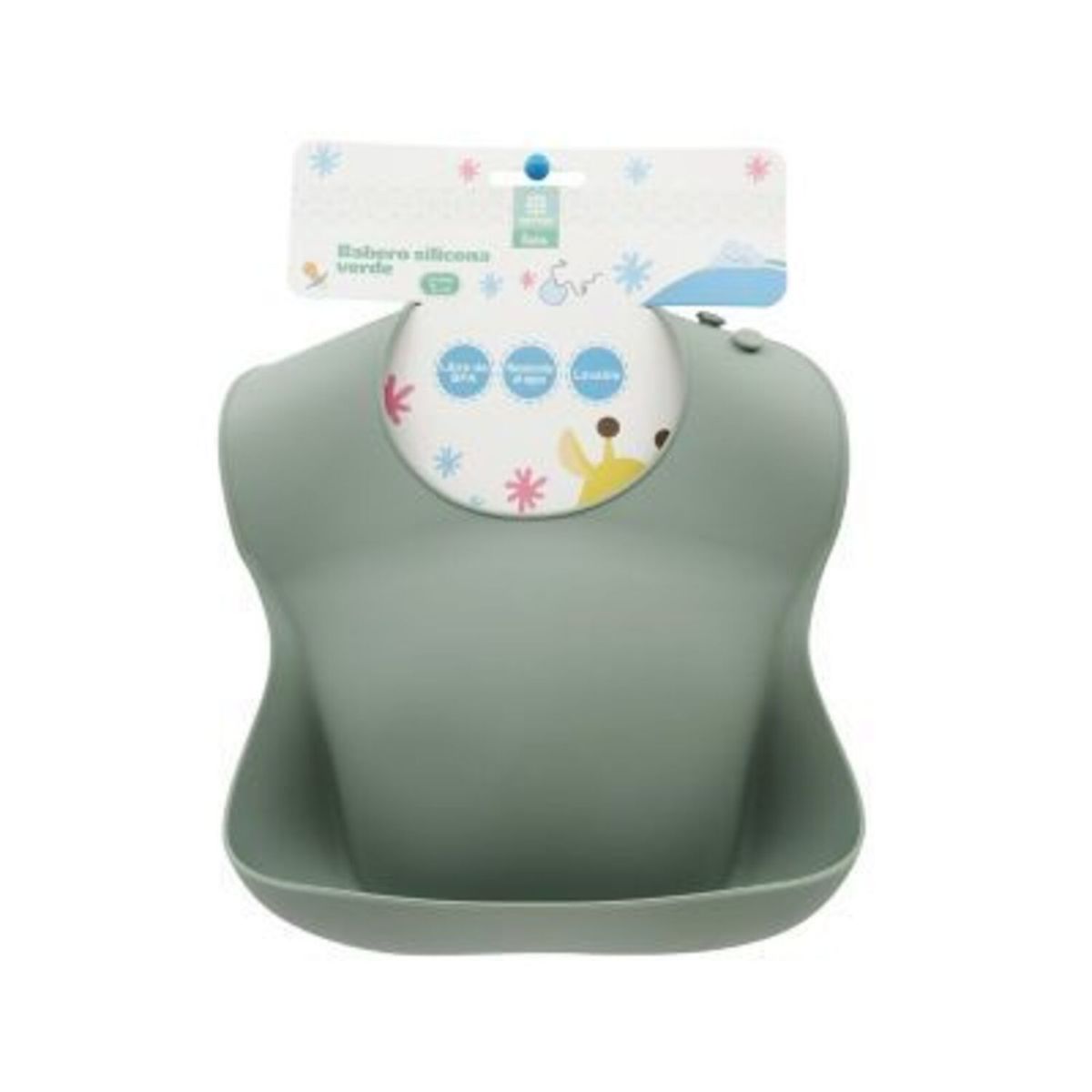 TOTTUS - BABERO SILICONA VERDE TOTTUS 1 UND