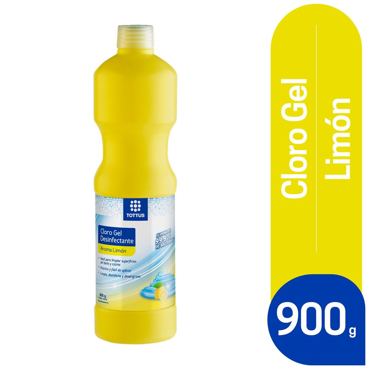 TOTTUS - Cloro Gel Limón