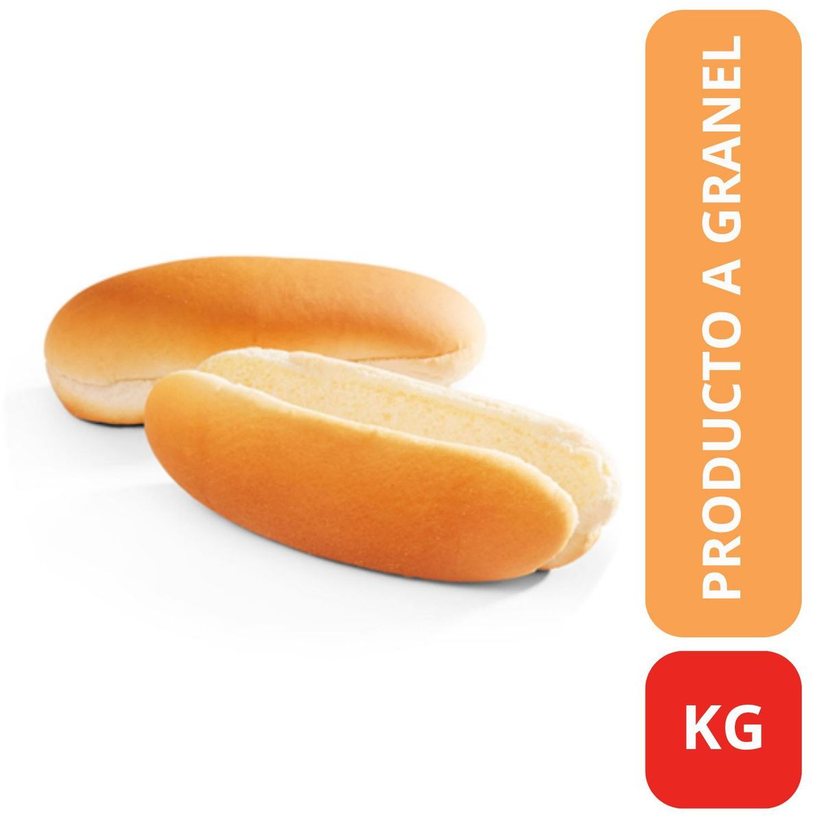 TOTTUS - Pan de Hot Dog Granel