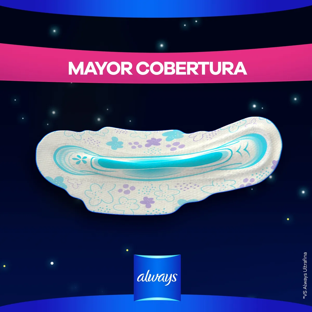 ALWAYS - Toallas Higiénicas Nocturnas Ultrafina Seda-sec Always 24 un