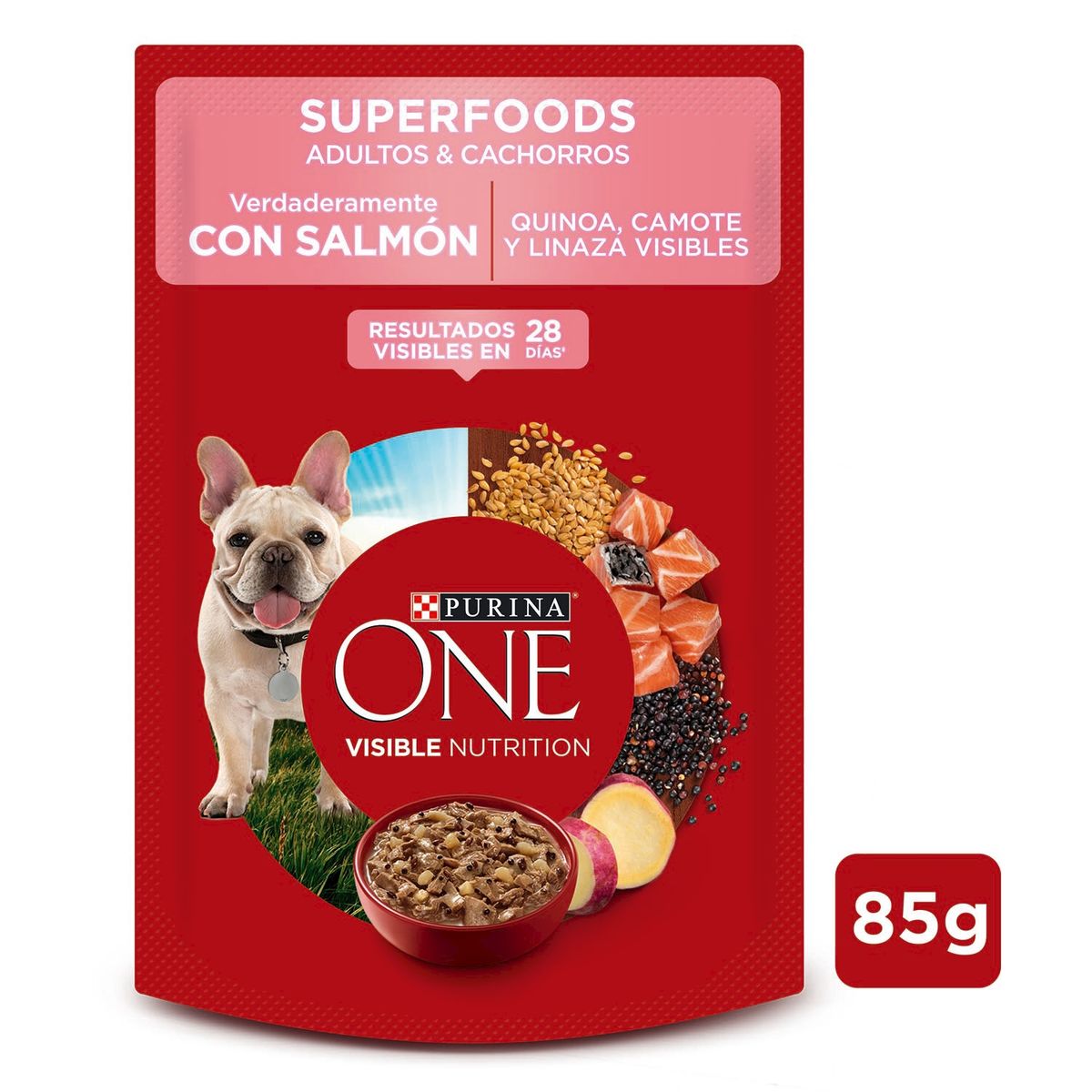 PURINA ONE - Alimento Húmedo para Perro Adultos y Cachorros Superfoods