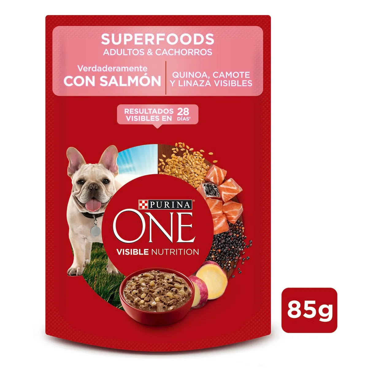 PURINA ONE - Alimento Húmedo para Perro Adultos y Cachorros Superfoods