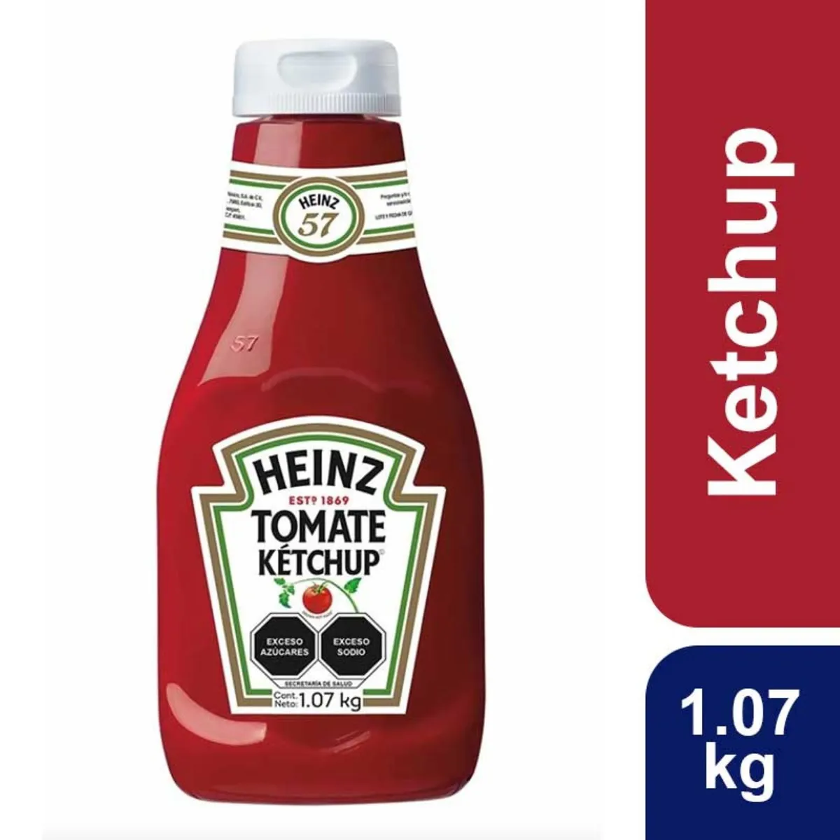 HEINZ - KETCHUP REGULAR PET HEINZ 1.07KG