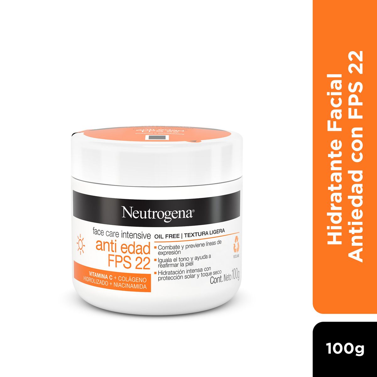 NEUTROGENA - Crema Anti Edad Factor Solar 22