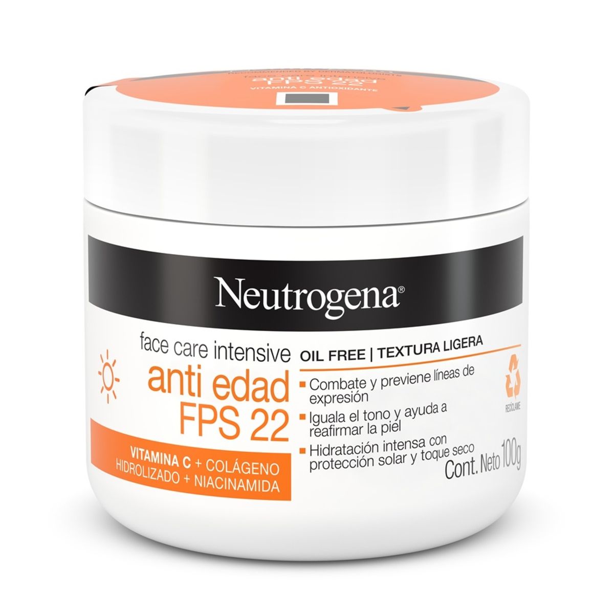 NEUTROGENA - Crema Anti Edad Factor Solar 22
