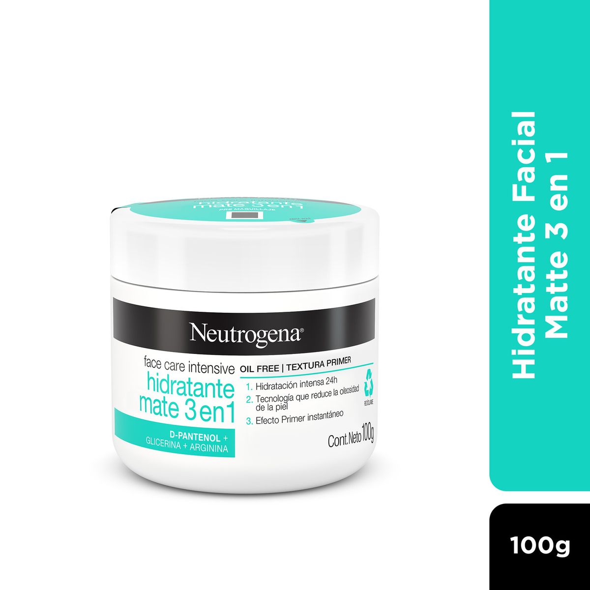 NEUTROGENA - Crema Hidra Mate 3 en 1