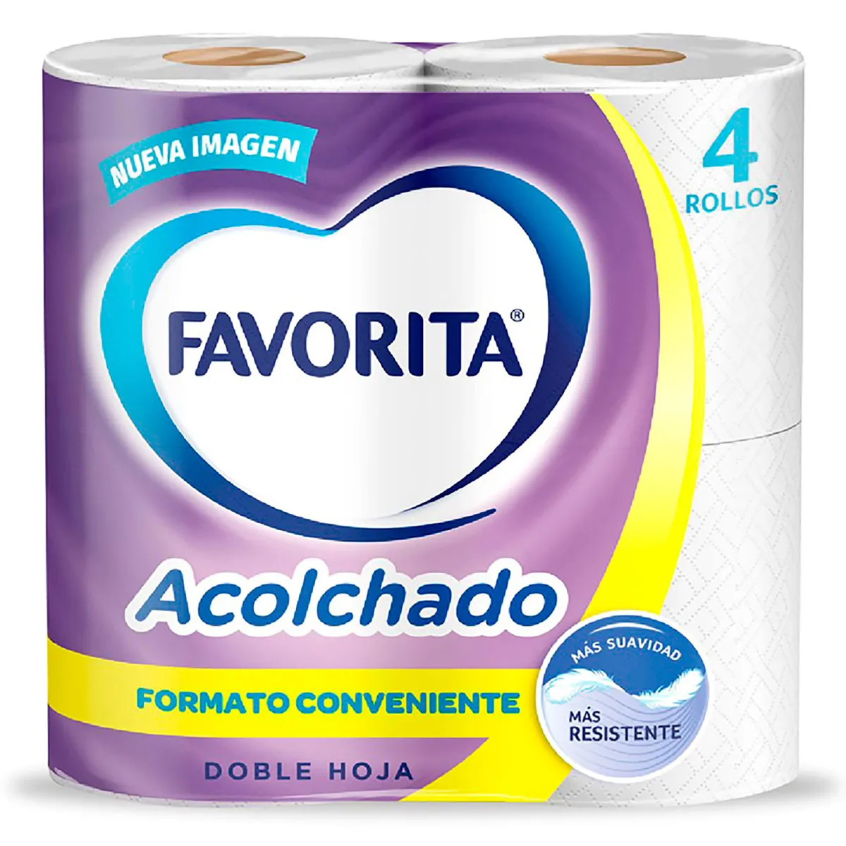 FAVORITA - Papel Higiénico Acolchado Doble Hoja