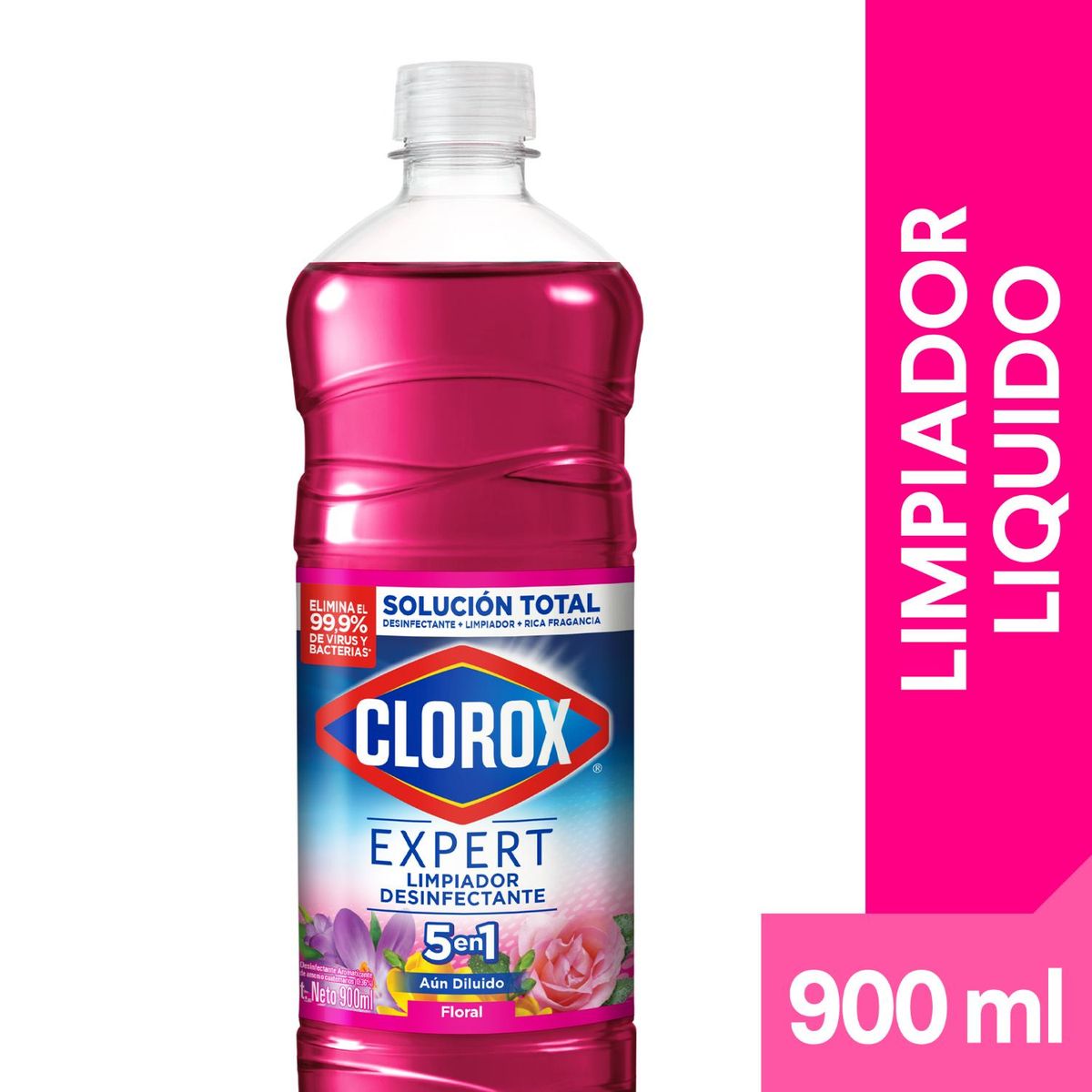 CLOROX - Clorox Limpiador Desinfectante Floral Botella 900 ml