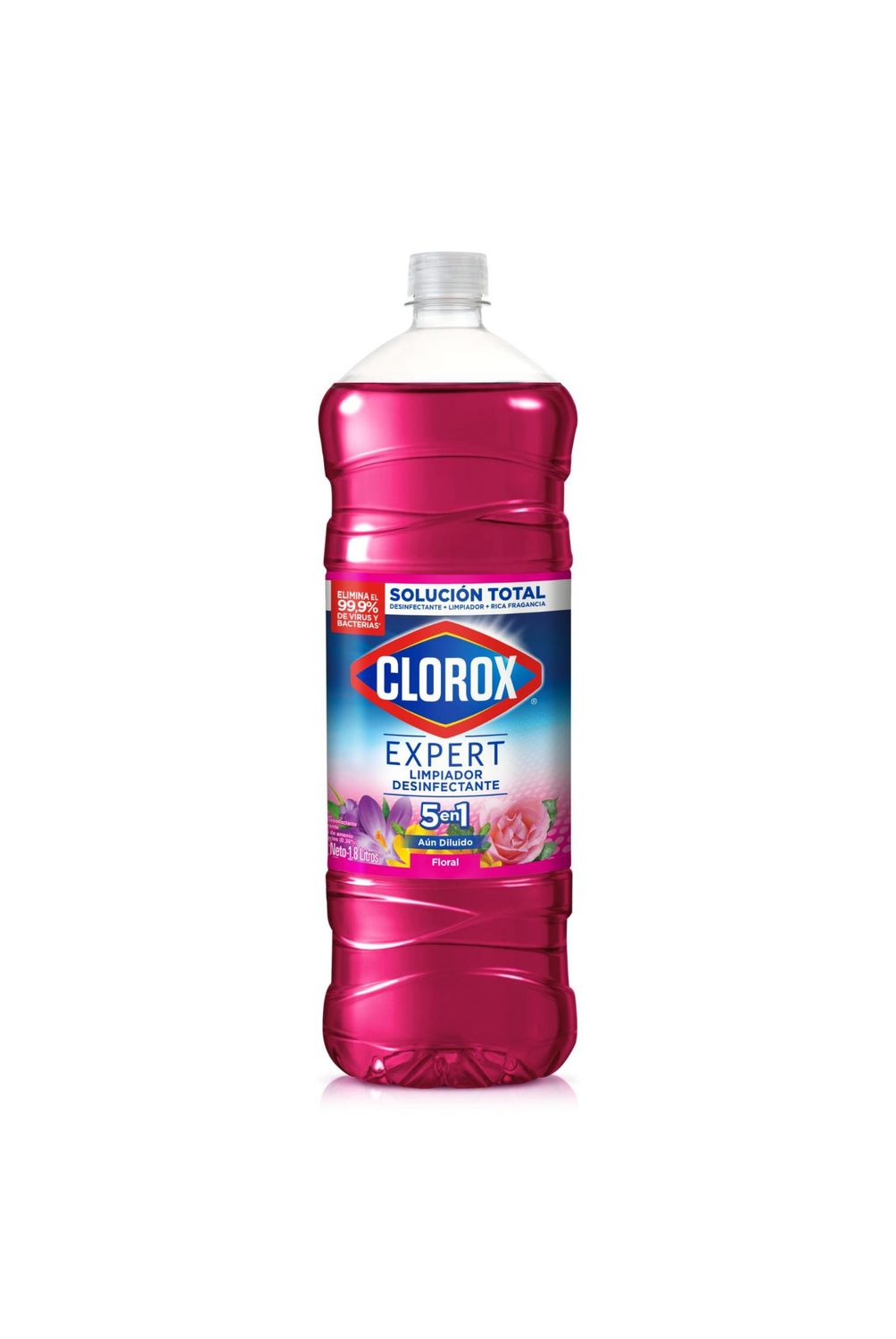 Clorox Limpiador Desinfectante Floral Botella 1.8 Lts | Tottus Chile