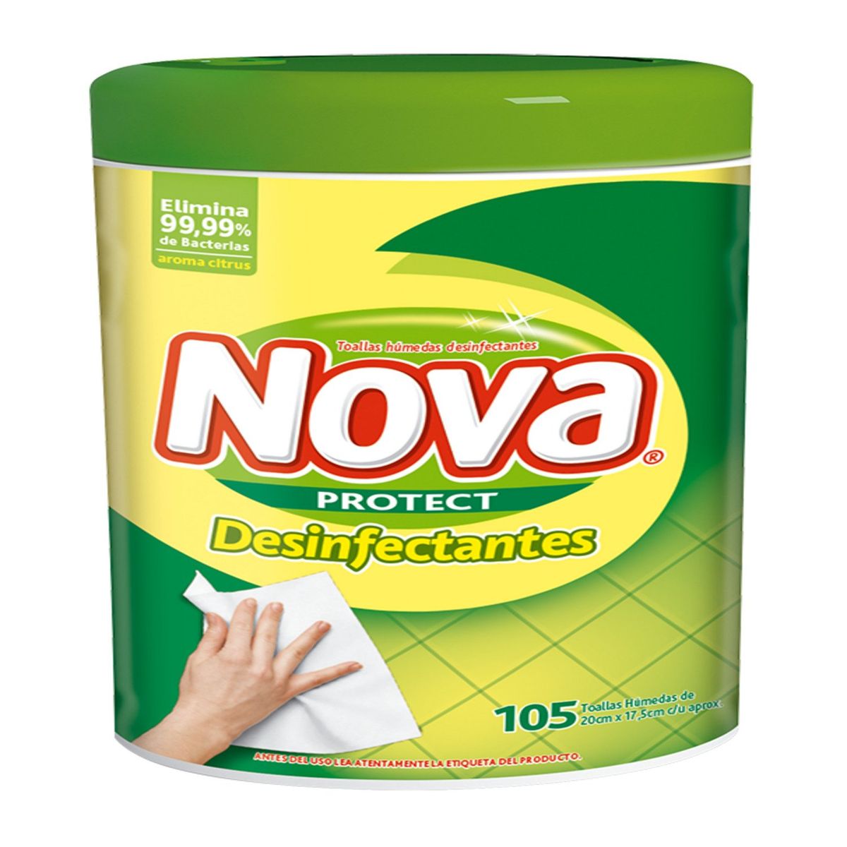 NOVA - Toalla Húmedas Desinfectantes