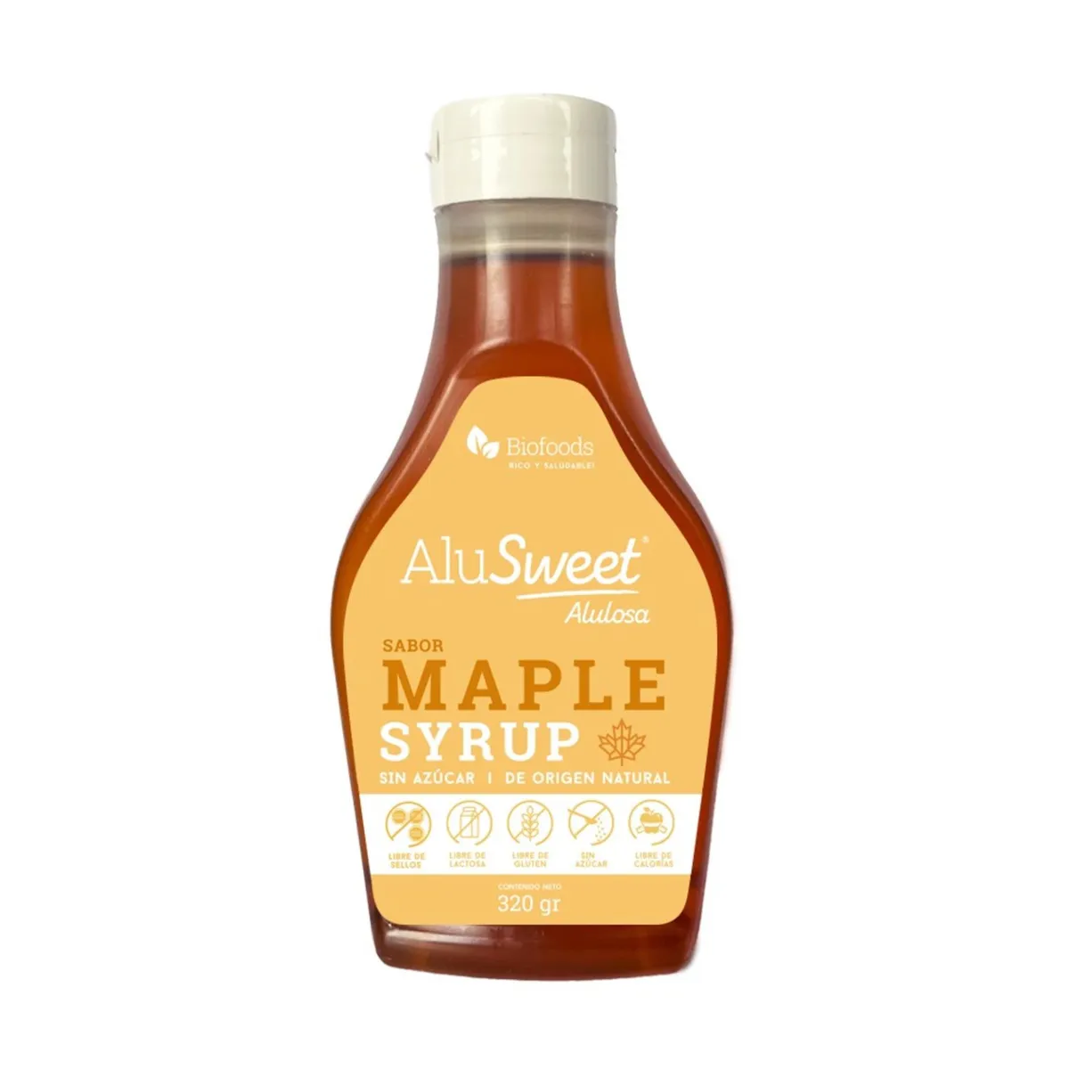 ALUSWEET - Jarabe Syrup Alulosa Sabor Maple
