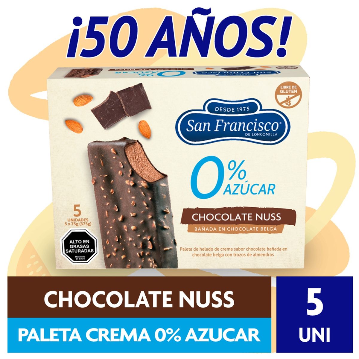 SAN FRANCISCO - SF MPK PALETA CHOCOLATE 0 9X5X75 G