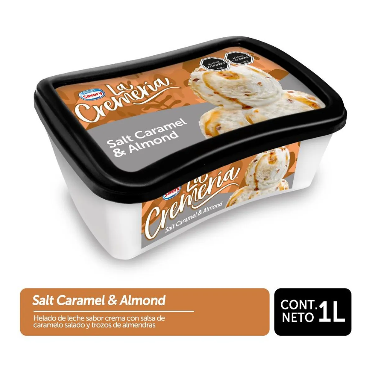 LA CREMERIA - HELADO SALTED CARAMEL LA CREMERIA 1LT