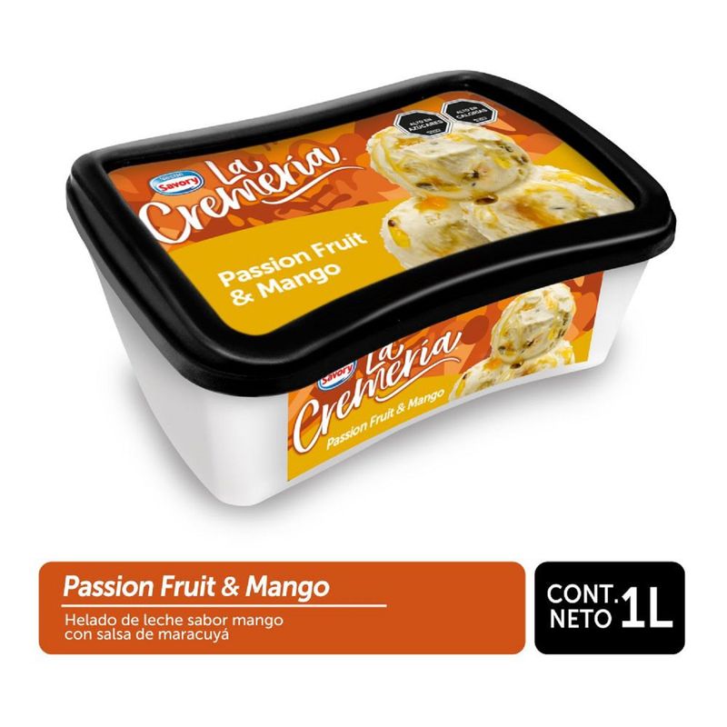 LA CREMERIA - HELADO PASSN FRT y MNGO LA CREMERIA 1LT