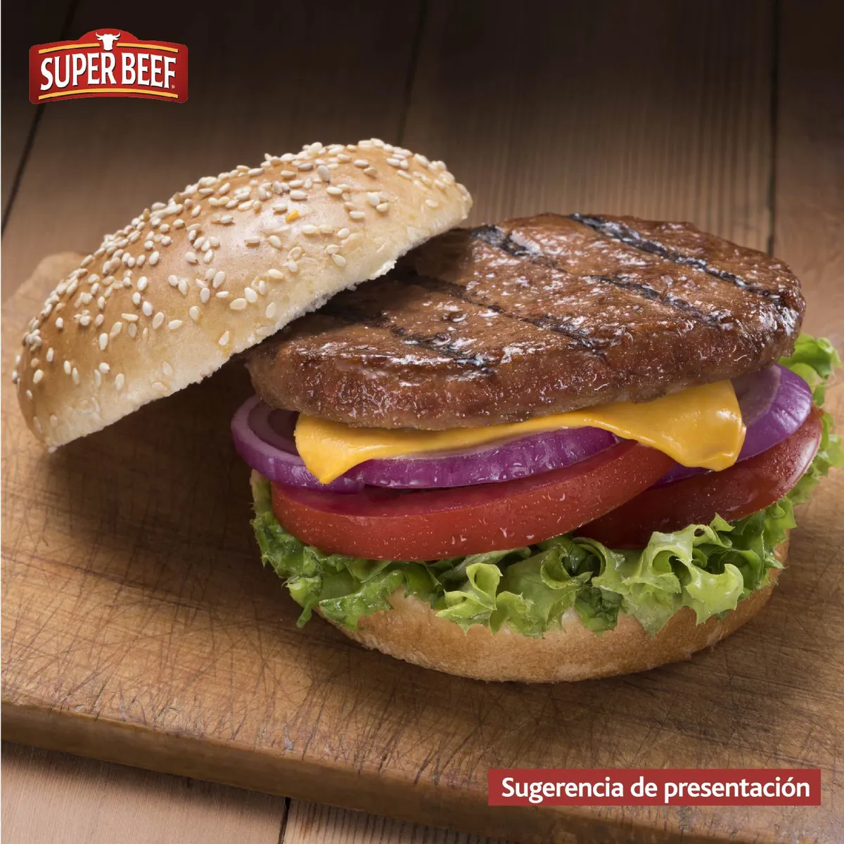 SUPER BEEF - Hamburguesa de Vacuno Congelada