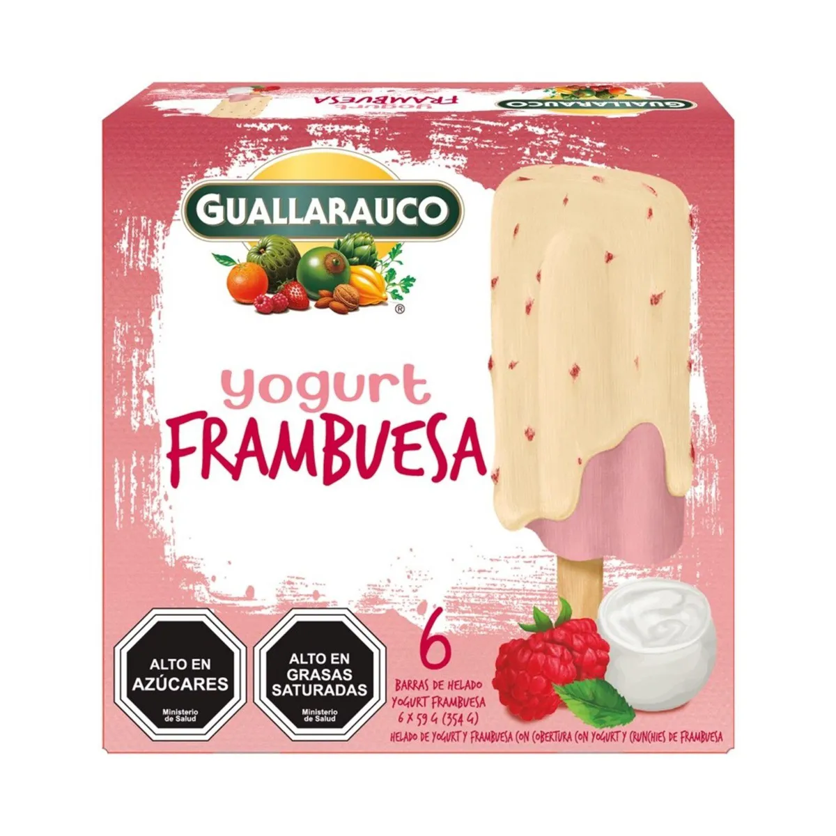 GUALLARAUCO - HELADOS YOG FRAMB GUALLARAUCO 342GR